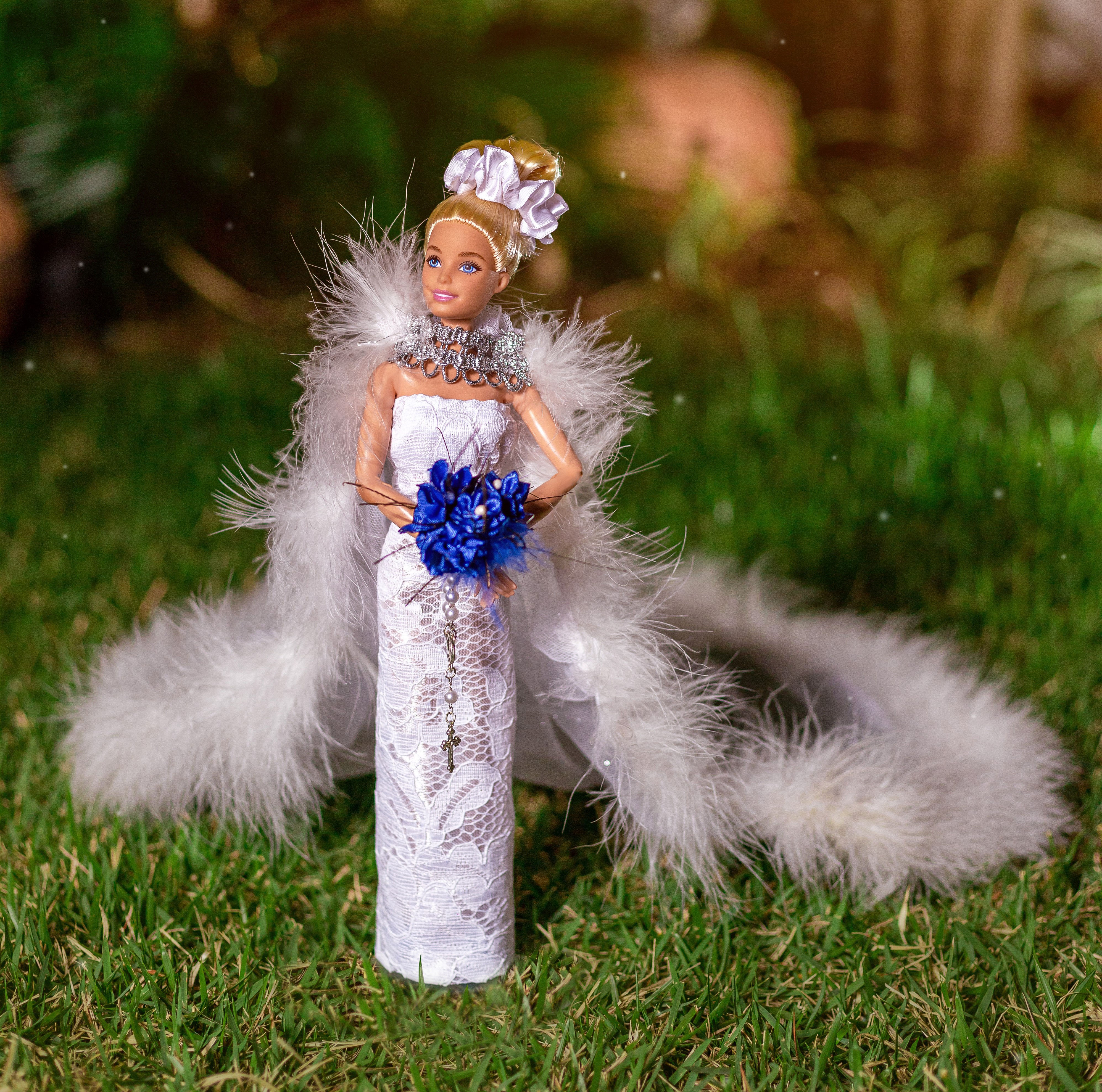 Passo a Passo em Português do Vestido de Noiva de Crochê Para Barbie